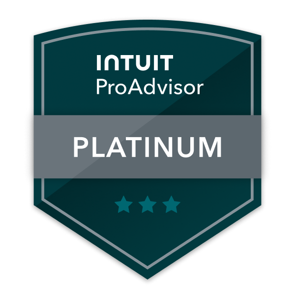 Intuit ProAdvisor Platinum badge
