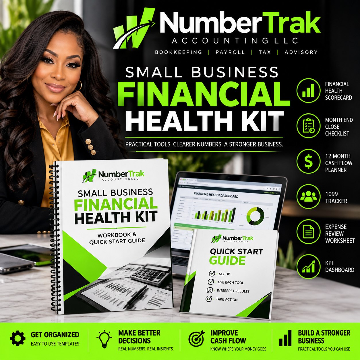 NumberTrak Small Business Financial Health Kit product cover
